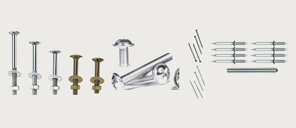 MS Carriage Bolt, M4 Pin & Nails