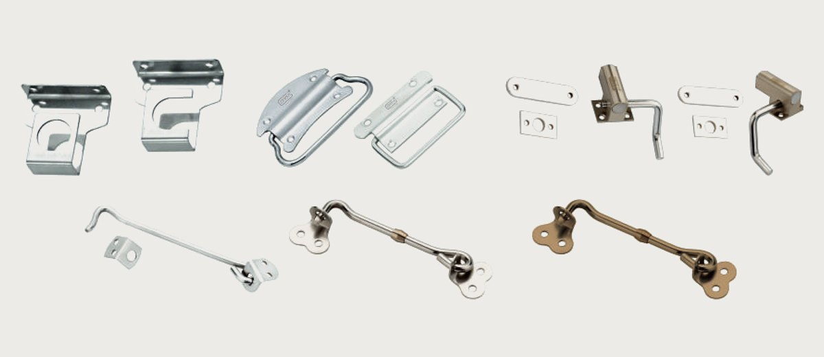 Universal Bracket, Bed Kadi, Cam Bolt & Gate Hooks