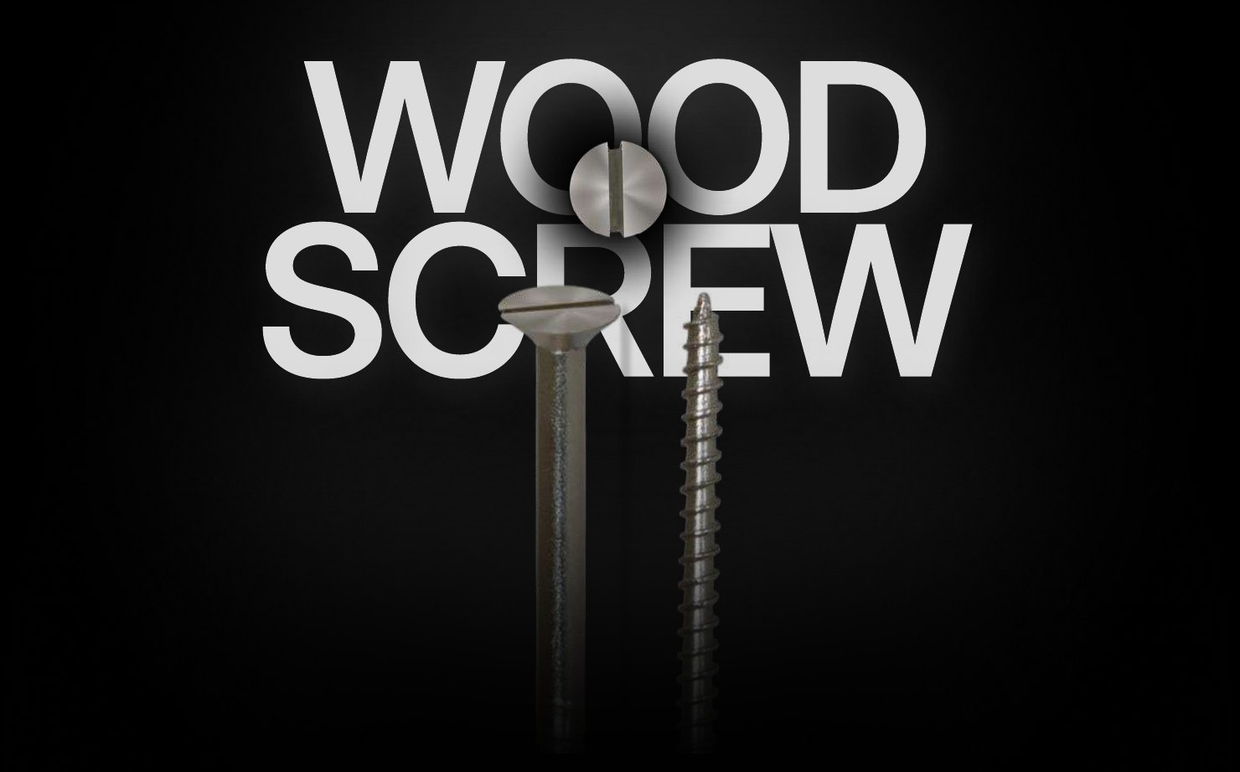 MS Shaved Head Wood Screw