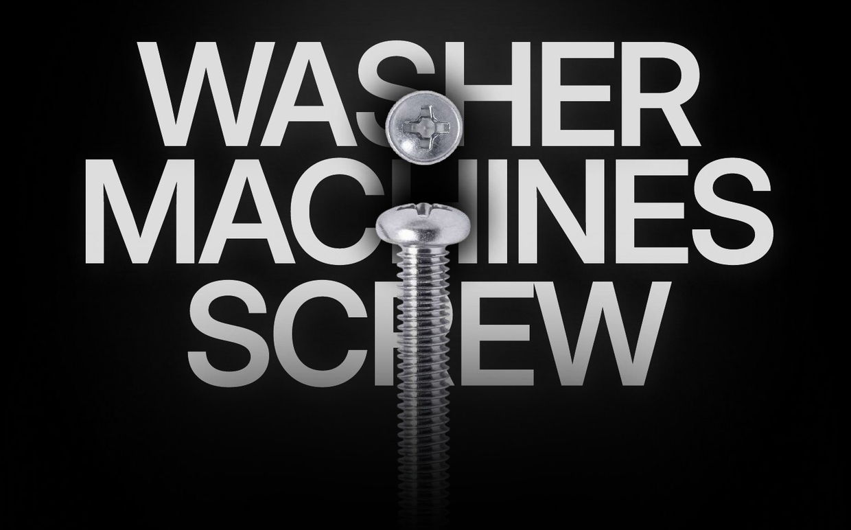 SS PAN Phillips Combination Washer Machine Screw